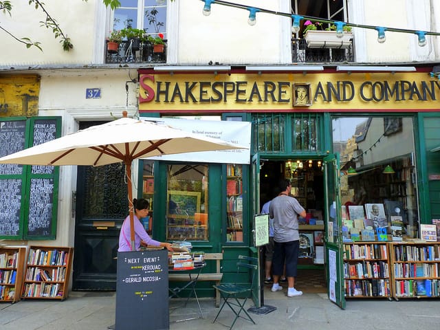 Shakespeare and Company, arguably France's most famous bookstore (photo by Megan Eaves, via Flickr)