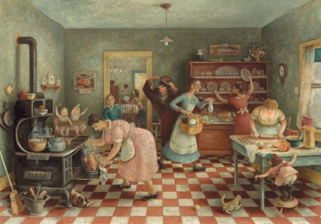 Doris Lee, "Thanksgiving" (c.1935) (via Art Institute of Chicago)