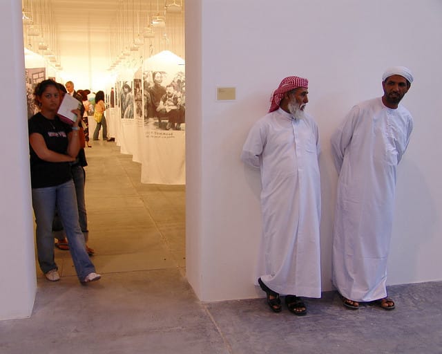 Scene from the Sharjah Biennial 7 (image via Flickr user Makz)