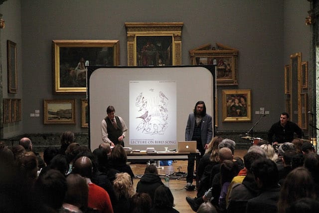 Andy Holden and Peter Holden, Lecture on Birdsong, Art Now live Tate Britain (2011)