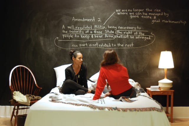 Ariana Jacob, “As we make our bed, so must we lie in it” (2013) (courtesy the artist)