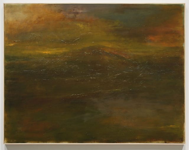 Jake Berthot, "Shawangunk" (2010–2011), oil on linen