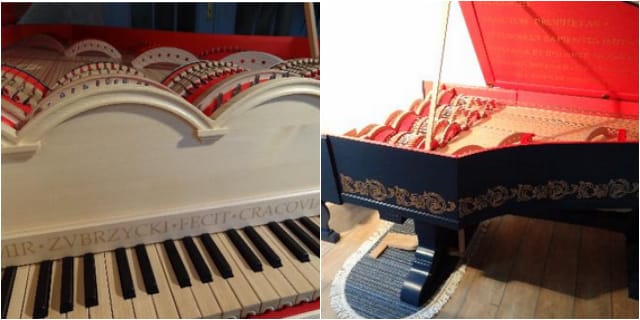 The reconstructed Leonardo da Vinci viola organista (via zubrzycki.art.pl)