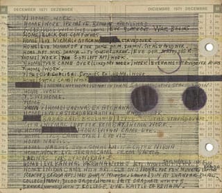 Mohamedi, ink on diary page (c. 1970s) (click to enlarge)