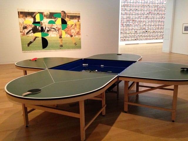 Gabriel Orozco's ping-pong table
