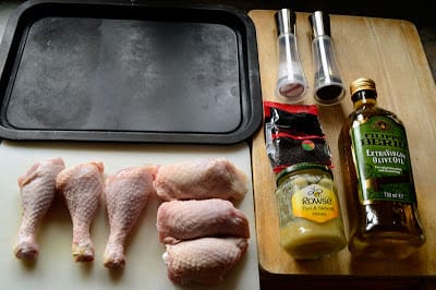 A dormouse dish with chicken substitute.