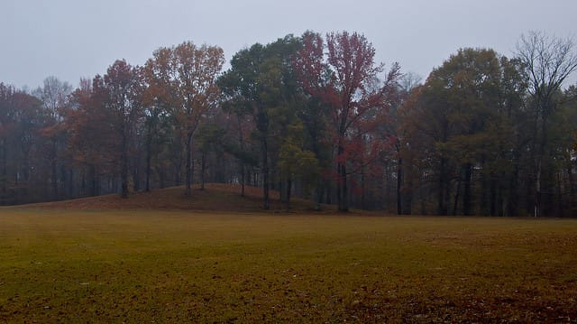 Poverty Point in Louisiana, on the tentative list for UNESCO, which may not get approval without US voting (photograph by CeeDave/Flickr user)