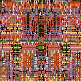 Young, #18-1981, 1981 acrylic on canvas (Detail)