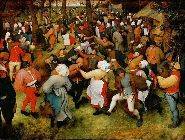 Peter Bruegel the Elder's "The Wedding Dance" (c. 1566) 