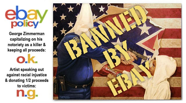 An image posted by artist Michael D'Antuono on his Facebook page on December 22 (via D'Antuono's FB page)