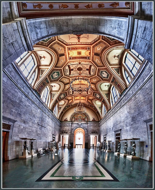 The William Randolph Hearst armor collection at the Detroit Institute of Arts (photo by Jason Mrachina on Flickr)