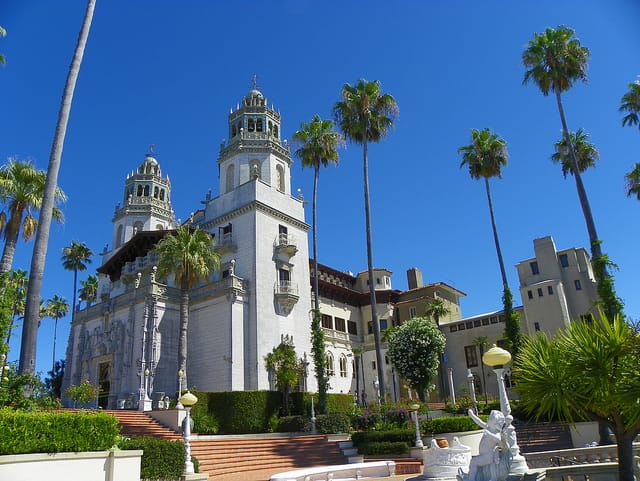 Hearst Castle, designed by Julia Morgan (photo by J. Stephen Conn, via Flickr)