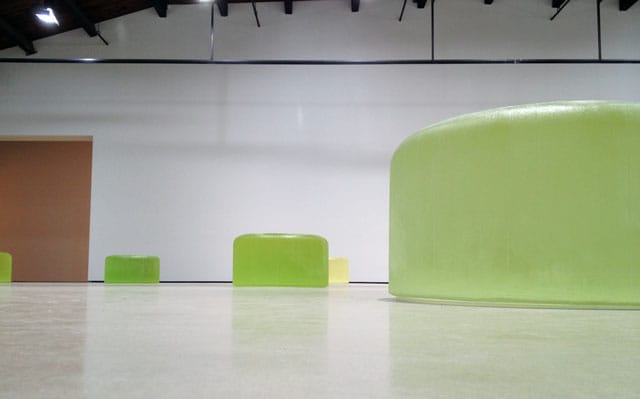 Installation Shot of Roni Horn's Untitled (“My name is Mary Katherine Blackwood. I am eighteen years old, and I live with my sister Constance. I have often thought that with any luck at all I could have been born a werewolf, because the two middle fingers on both my hands are the…), (2013). (All photos by author for Hyperallergic.)