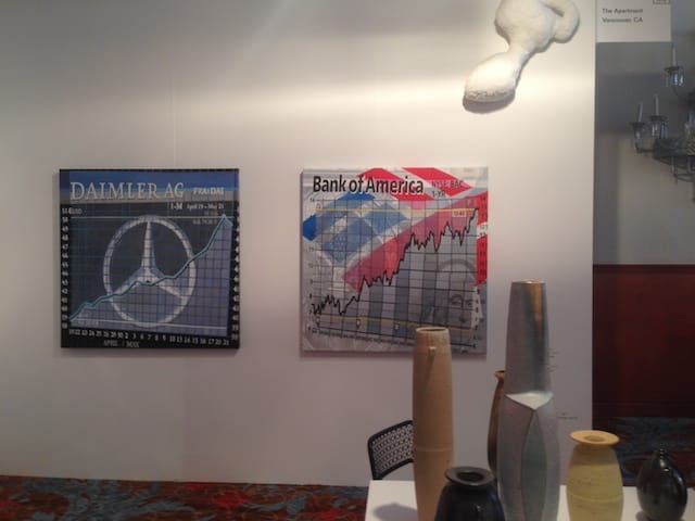 Paintings by Alan Belcher and ceramics by Wayne Ngan at The Apartment