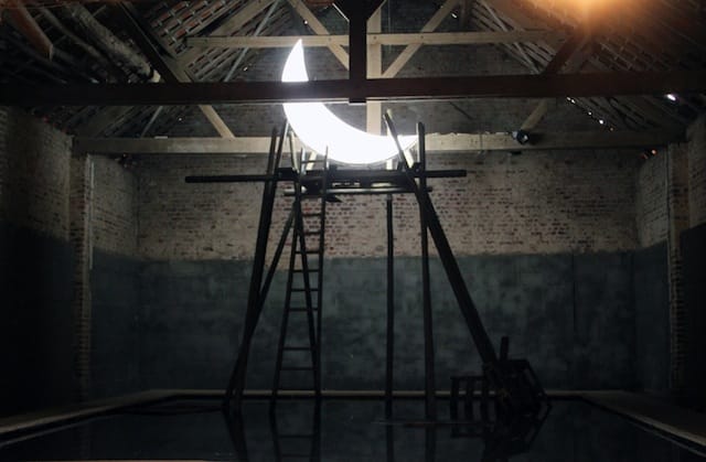 "Private Moon" installation in Watou in 2013