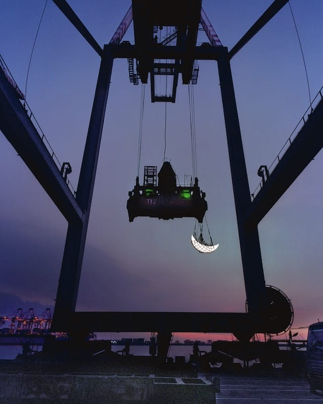 Journey of the  "Private Moon" to Formosa in 2012