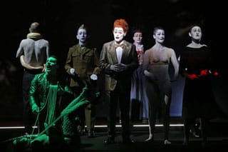 "The Life and Death of Marina Abramović” at Park Avenue Armory (photo by Joan Marcus) (click to enlarge)