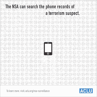 This ACLU gif demonstrates the implications of NSA phone searches. (via ACLU)