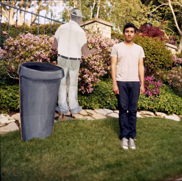 Ramiro Gomez, "Self-portrait Strada Corta Rd" (2013)