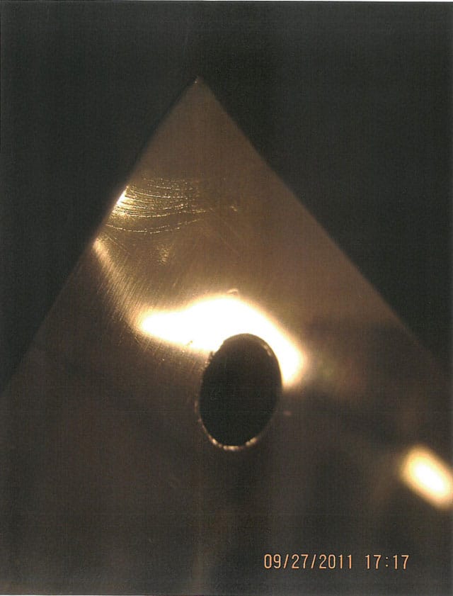 Sotheby’s photo of a corner of "Cowboys Milking," from exhibit 8 supporting Sotheby’s Motion to Dismiss Plaintiff’s Complaint and for Summary Judgment