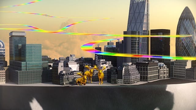 Sangram Majumdar, "Tilt" (2013), oil on linen, 66 x 48 in (All images courtesy of Steven Harvey Fine Art Projects).