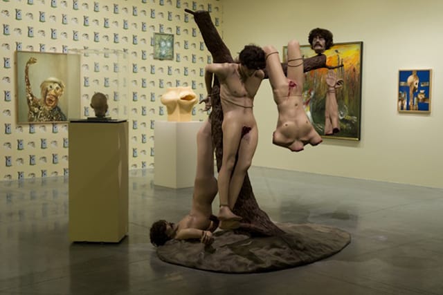 Conflict room in Théâtre du Monde installation view at la Maison Rouge, Paris, 2013a