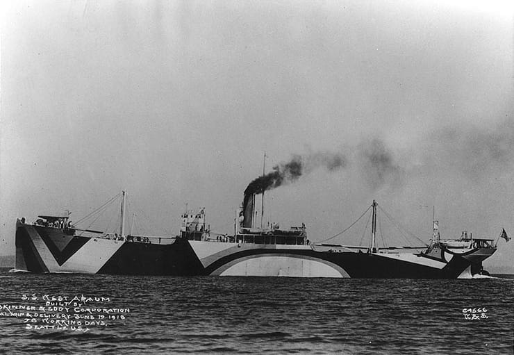 SS West Apaum freighter (1918) (via U.S. Naval Historical Center)