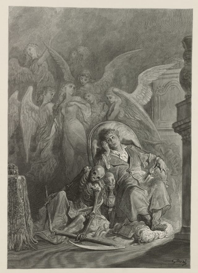 Edgar Allan Poe's "The Raven" illustrated by Gustave Doré
