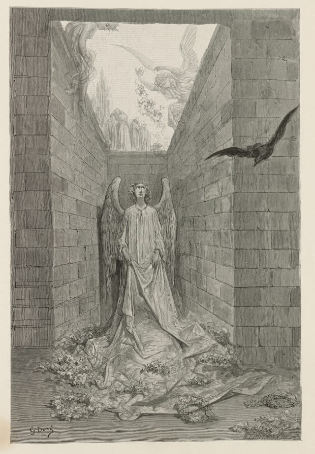 Edgar Allan Poe's "The Raven" illustrated by Gustave Doré