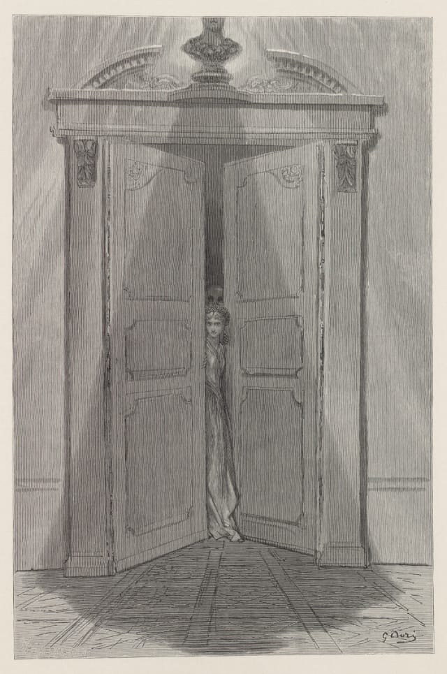 Edgar Allan Poe's "The Raven" illustrated by Gustave Doré