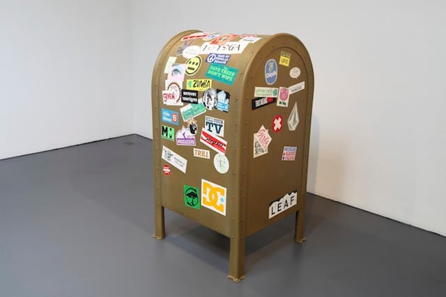 Douke, _Green Mailbox with Stckers_ (20123) Best View (1)