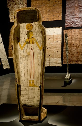 Egyptian sarcophagus “Coffin of Itnedjes” (750-525 BC)