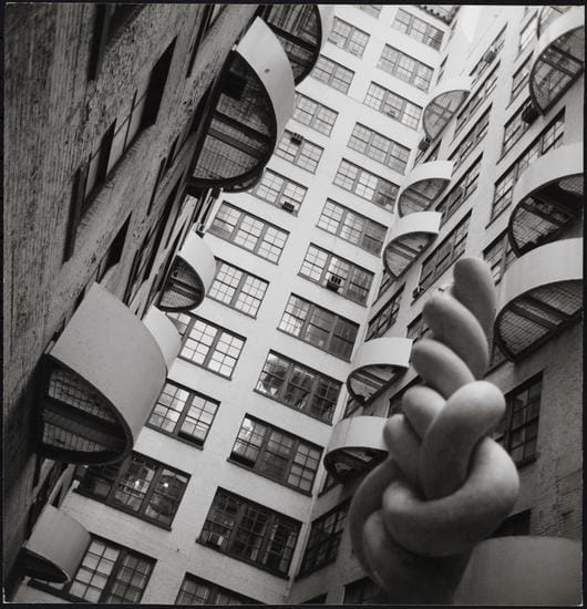 Edmund V. Gillon [Westbeth Center for the Arts, 155 Bank Street.] (c. 1977), gelatin silver print, 7 1/2 x 7 1/4 in