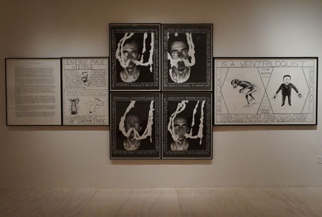 Mike Kelley, "The Poltergeist" (1979) (all photos by the author for Hyperallergic)