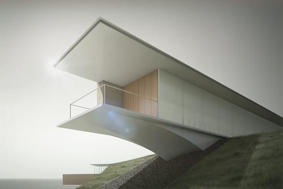 Rendering of the Odawara Art Foundation (courtesy Hiroshi Sugimoto)