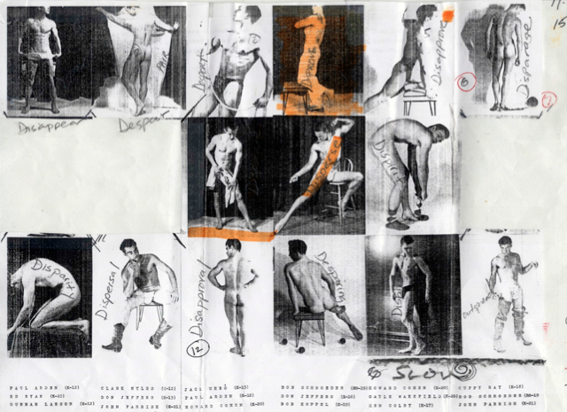 Centerfold from Kris Magazine, which Soto & Hutto used for the "3x5" performance. Photo credit: Leather Archives & Museum, Chicago