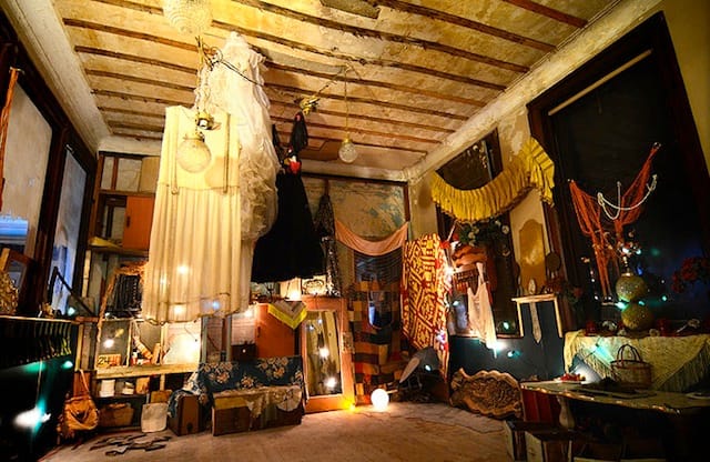 Workspace in Seafoam Palace (photograph by Julia Solis)