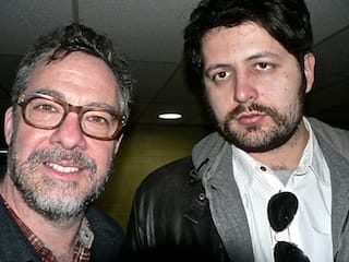 'The Notorious Mr. Bout' directors Tony Gerber (l) and Maxim Pozdorovkin (r)