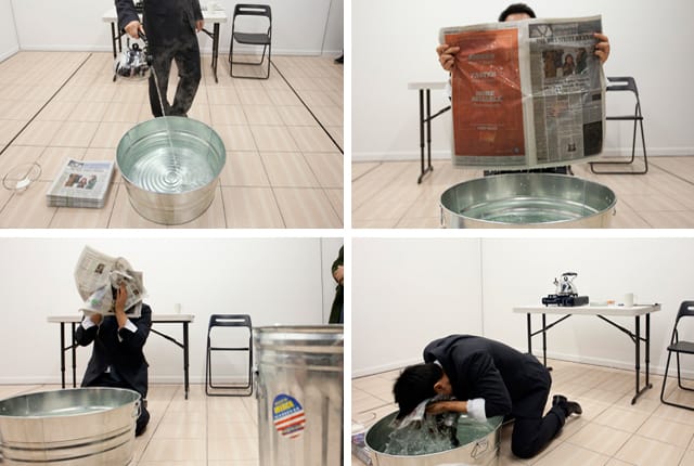 Miao Jiaxin, “News” (December 31st, 2013) at OUTLET Fine Art (All photos by Yijun Liao and Takahiro Morooka)