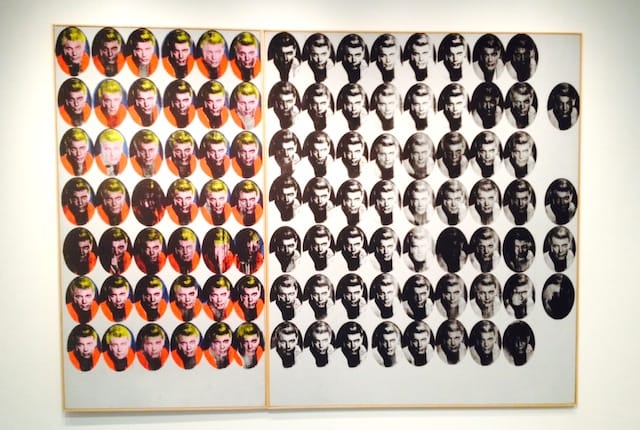 Andy Warhol, "Troy Diptych" (1962).