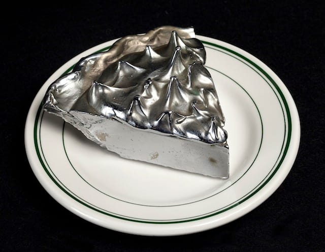 Robert Watts, “Chocolate Cream Pie” (1964), Chrome Collection, Zimmerli Art Museum at Rutgers (photo by Peter Jacobs)