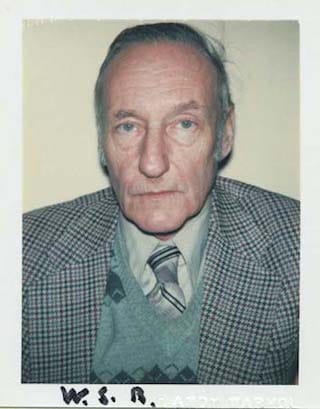 Polaroid of William S. Burroughs by Andy Warhol (via realitystudio.org)