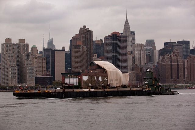 Matthew Barney and Jonathan Bepler, "River of Fundament" (2014), production still (photo by David Regen) (© Matthew Barney) (click to enlarge)