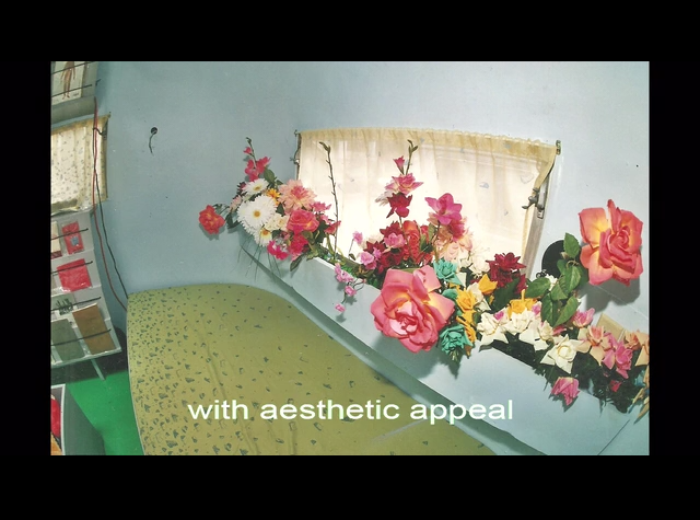 Flowers abound inside the bookmobile!