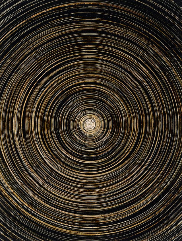 Marco Breuer, "Spin (C-827)" (2008) (Collection of John A. MacMahon) (© Marco Breuer, courtesy Yossi Milo Gallery, New York)