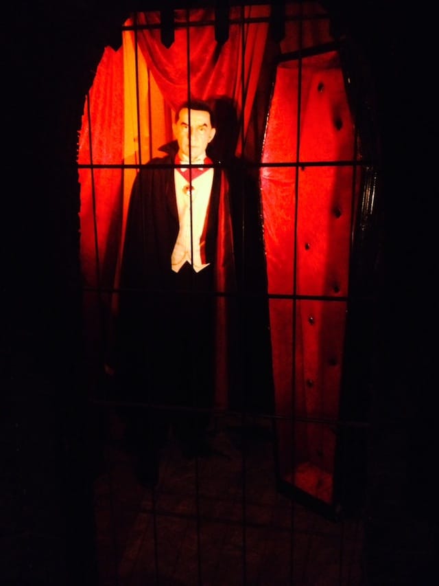 Bela Lugosi as Dracula at the Hollywood Wax Museum