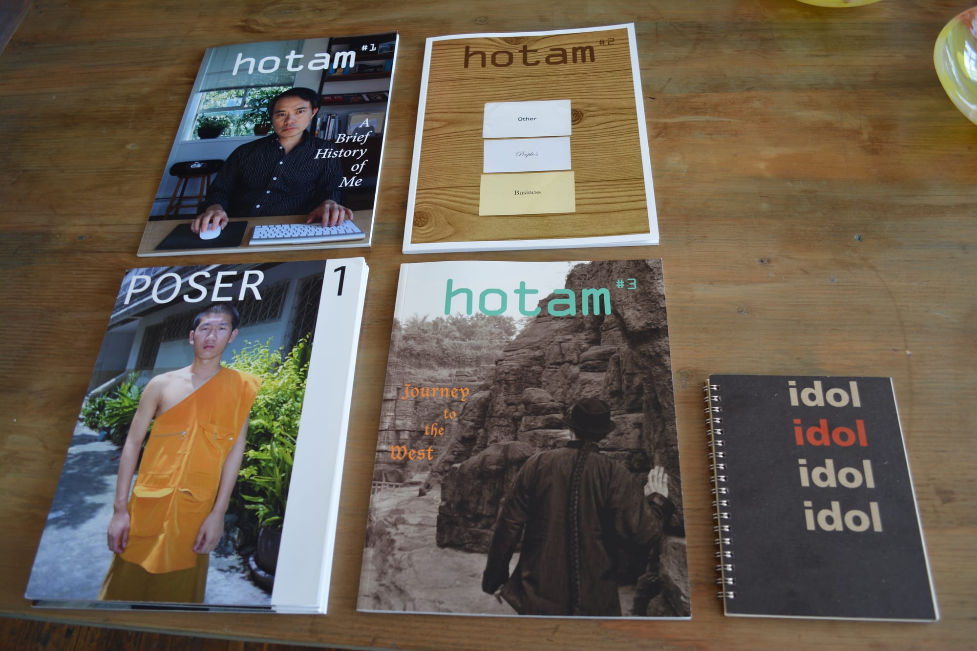 Ho Tam, various zines and art books