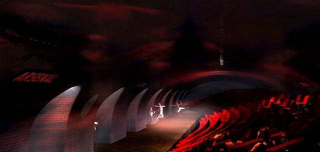 Ghost station as a theatre (via nkmparis.fr)