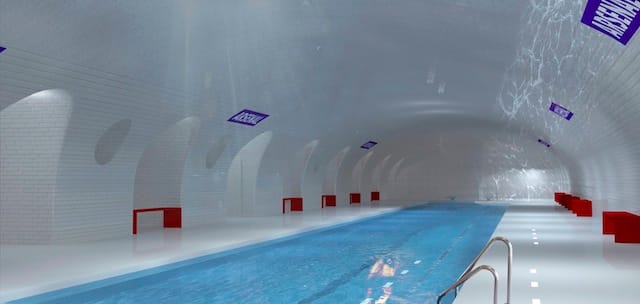 Ghost station as a pool (via nkmparis.fr)