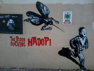 Sampsa's work last night. (photo via&nbsp;@v23id)